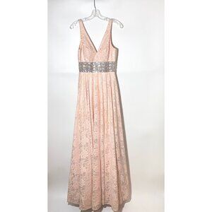 Alyce Paris Soft Pink Homecoming/Prom/Bridesmaid Full Length Gown